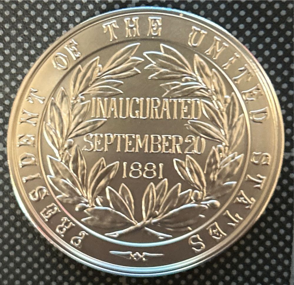 US Medal Pres 21 Chester A Aurthur  coin collectible - Main Image 2