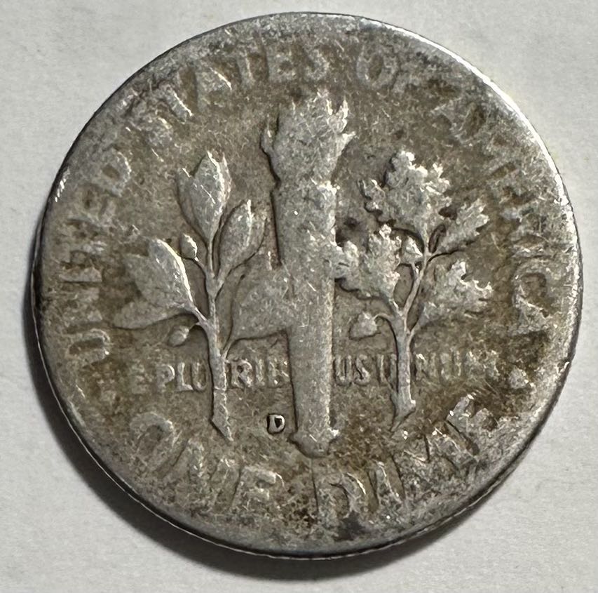 Dime Roosevelt 1948 Silver  coin collectible - Main Image 2