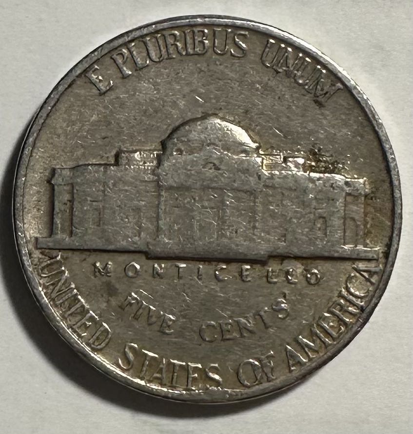 Nickel Jefferson 1961  coin collectible - Main Image 2
