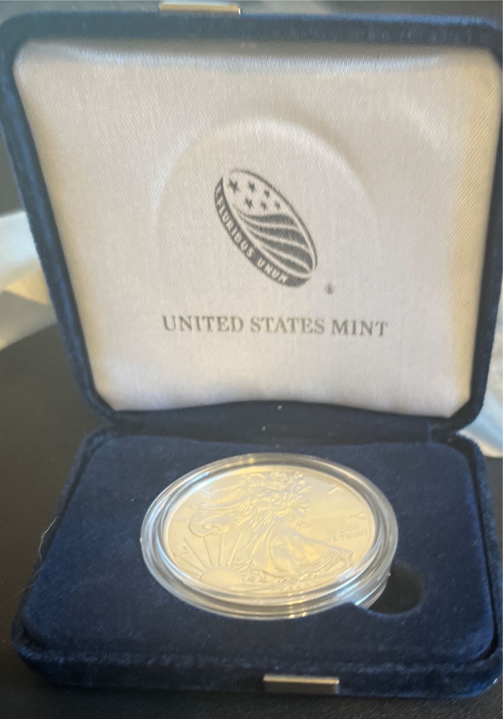 2020 American Eagle Silver UnCirculated  coin collectible - Main Image 2