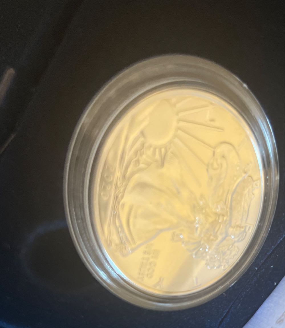 2020 American Eagle Silver UnCirculated  coin collectible - Main Image 3