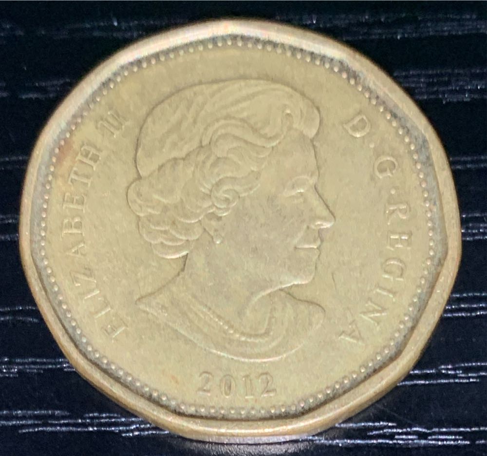 1 Dollar - Elizabeth II (Lucky Loonie 2012-2014)  coin collectible - Main Image 2