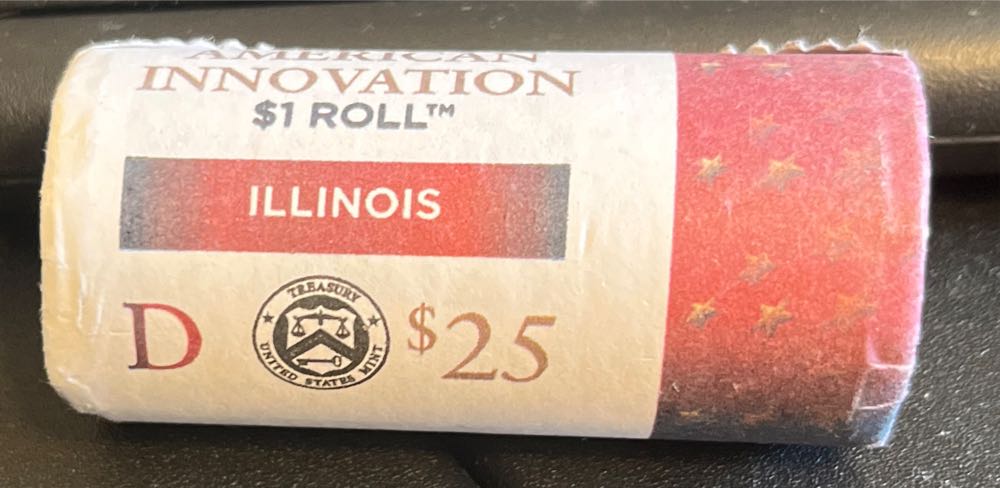 2024 American Innovation Coin Roll ILLINOIS (D)  coin collectible - Main Image 4