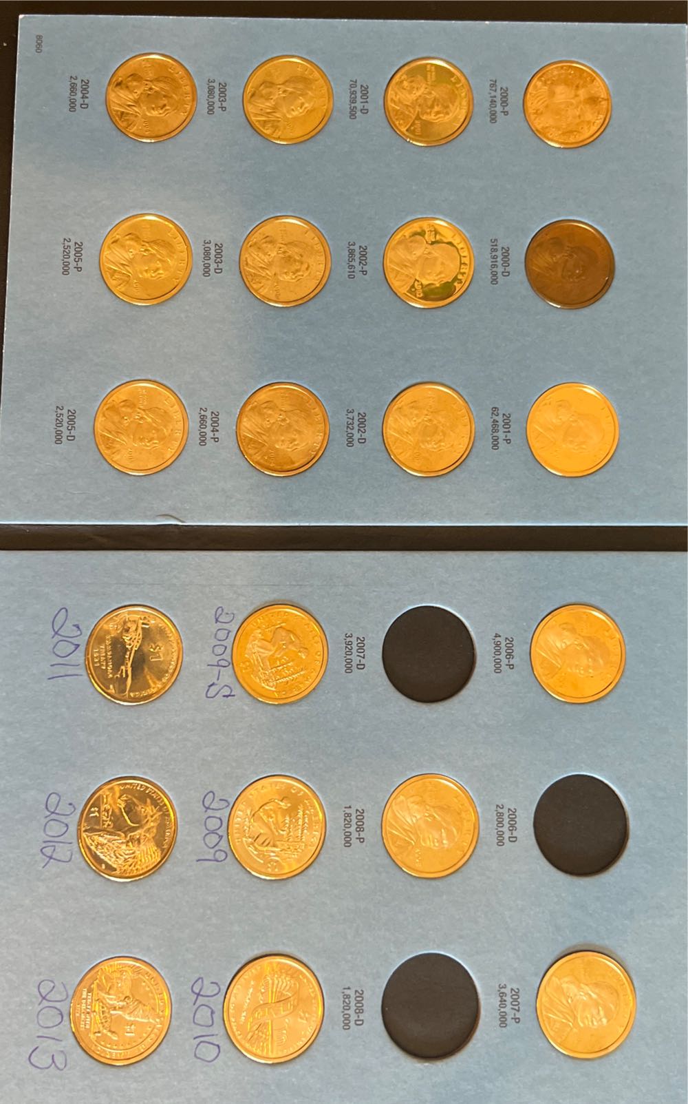 Native American Dollar Coins Book  coin collectible - Main Image 2