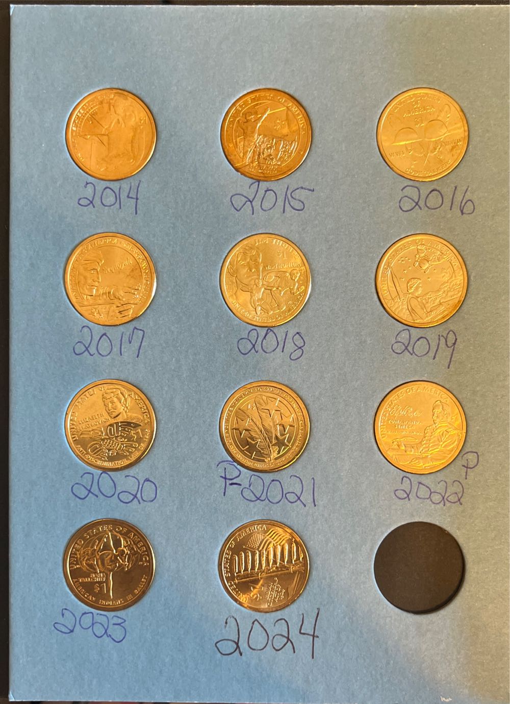 Native American Dollar Coins Book  coin collectible - Main Image 3