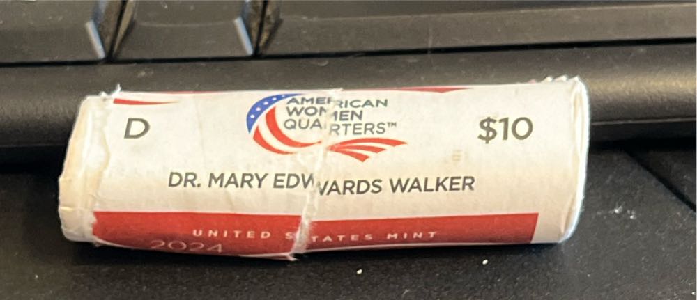 AWQ Dr Mary Edwards Walker 3-Rolls  coin collectible - Main Image 3