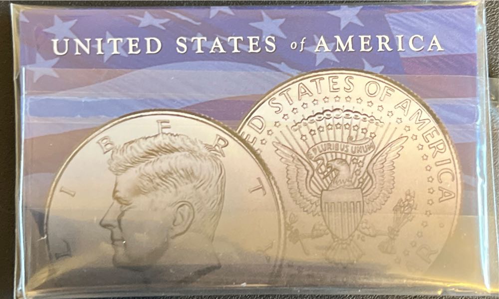 Purple Heart Medal Colorized Jfk Kennedy Half Dollar Coin  coin collectible - Main Image 2