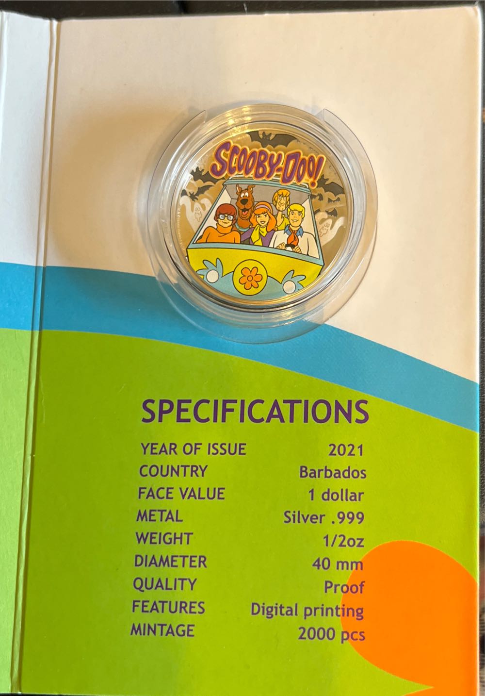 Scooby Doo Silver 2021 Coin  coin collectible - Main Image 3