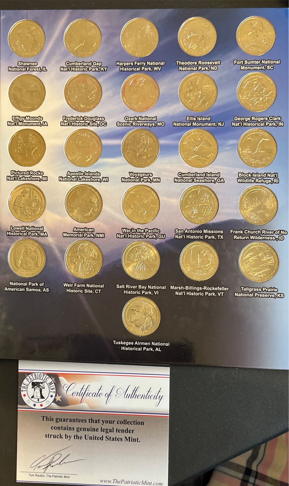 2010-2021 Quarters merica’s national parks  coin collectible - Main Image 3