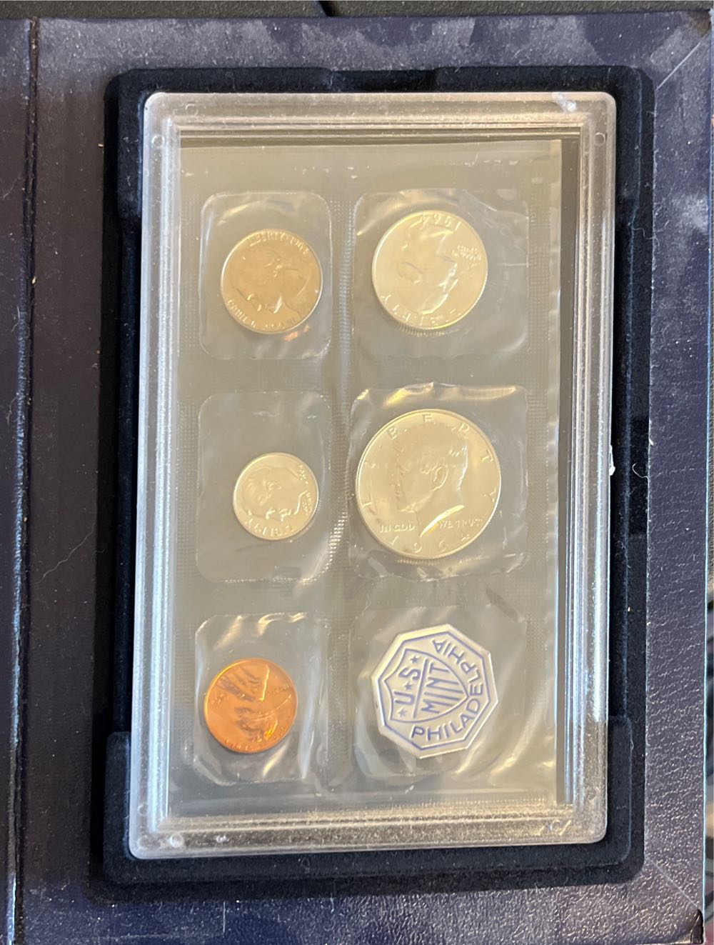 1964 United States mint silver proof set  coin collectible - Main Image 3