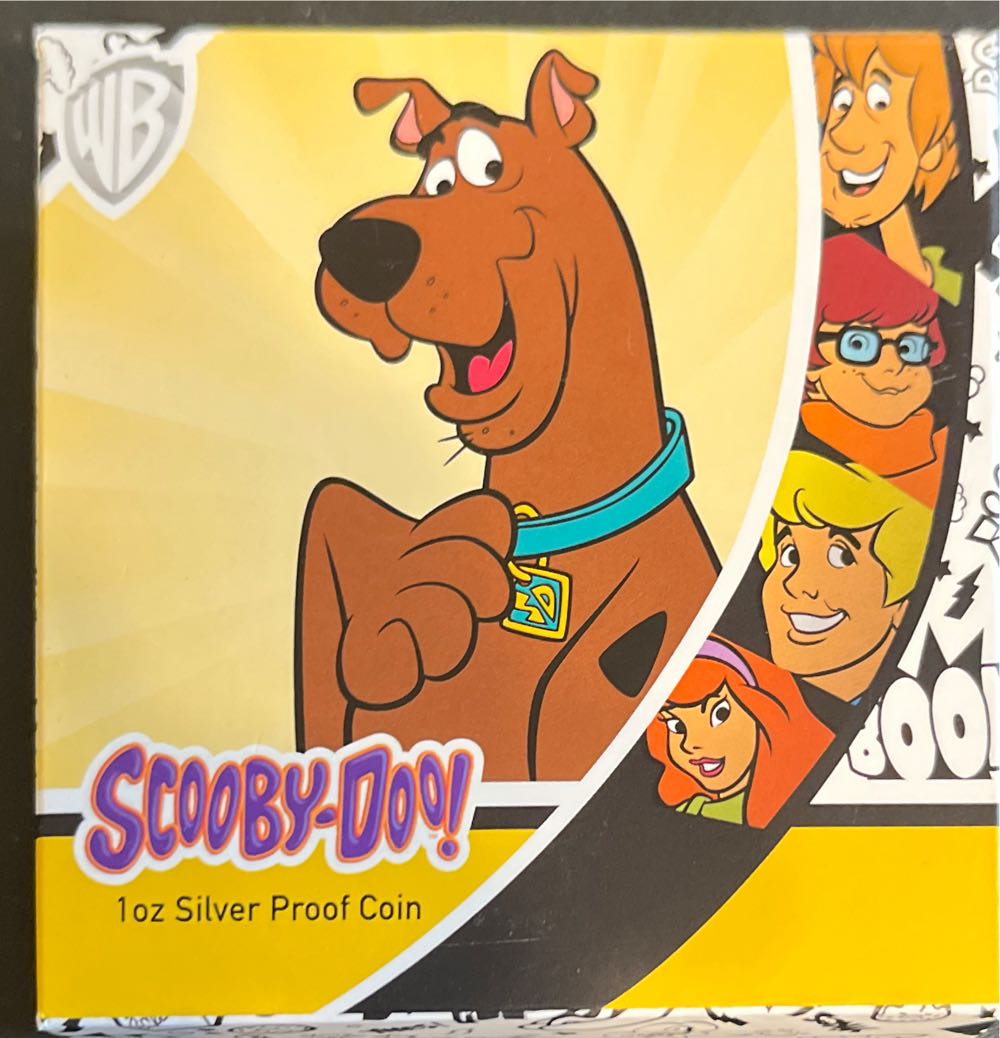 Tuvalu 1 Oz Silver Scooby Doo Proof  coin collectible [Barcode 9327025037240] - Main Image 3