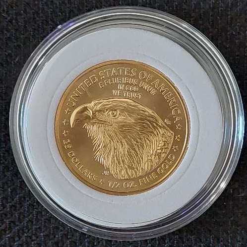 Gold Eagle .5oz  coin collectible - Main Image 2