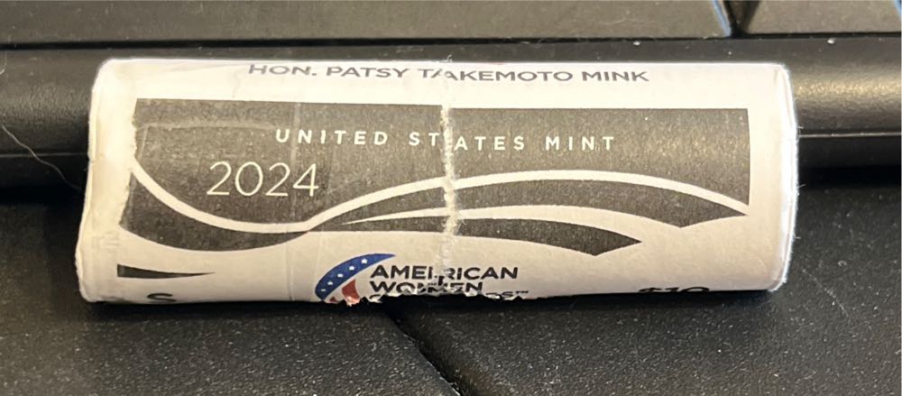 Awq Hon. Patsy Takemoto Mink Roll 2024  coin collectible - Main Image 3