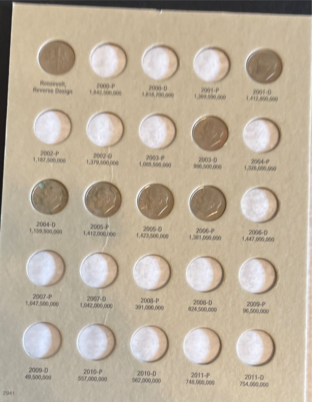 Roosevelt Dime Folder 2000-2024  coin collectible [Barcode 9780794816223] - Main Image 2