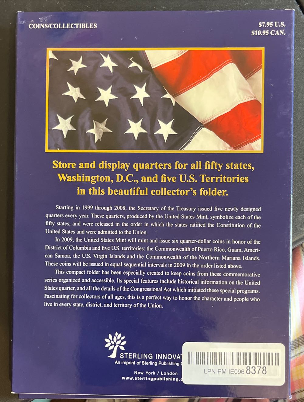 US Quarters Collectors Folder, 1999- 2009  coin collectible - Main Image 4