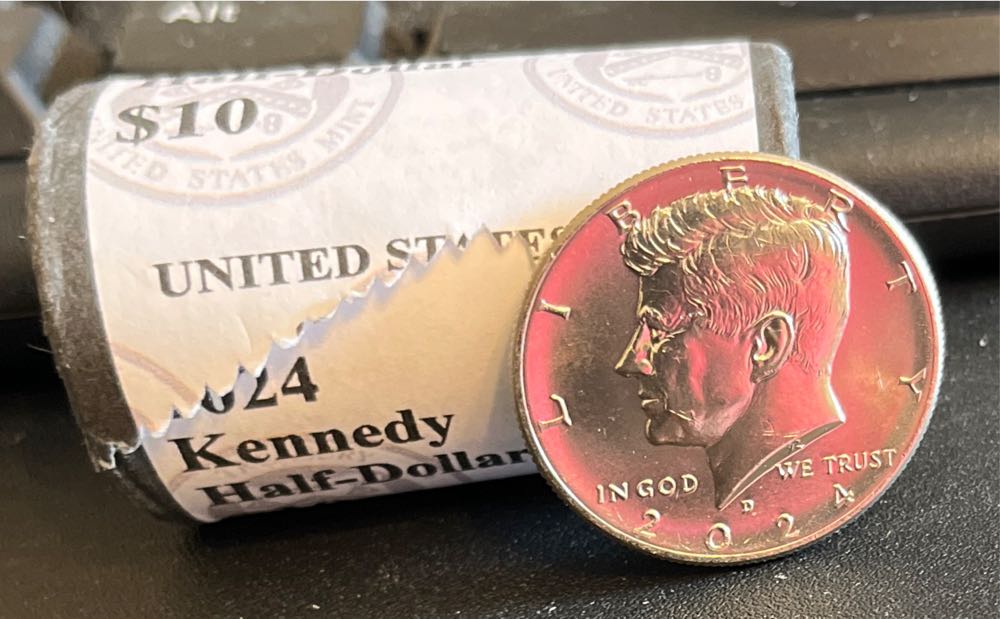 2024 Kennedy Half Dollar Roll (D)  coin collectible - Main Image 2