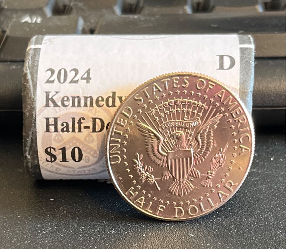 2024 Kennedy Half Dollar Roll (D)  coin collectible - Main Image 3