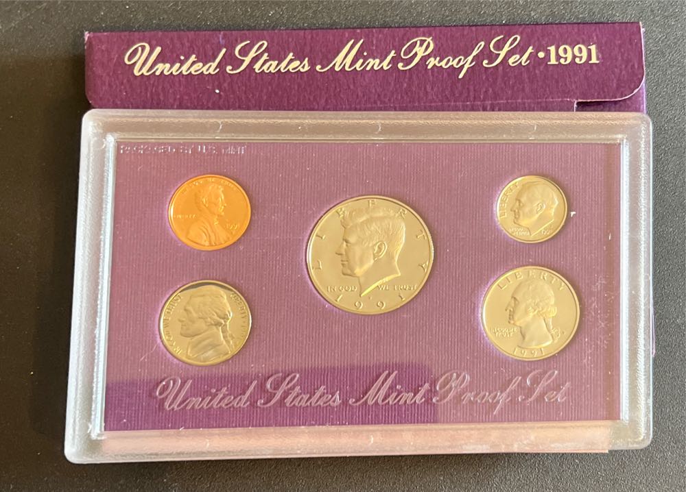 1991 United States Mint Proof Set  coin collectible - Main Image 3
