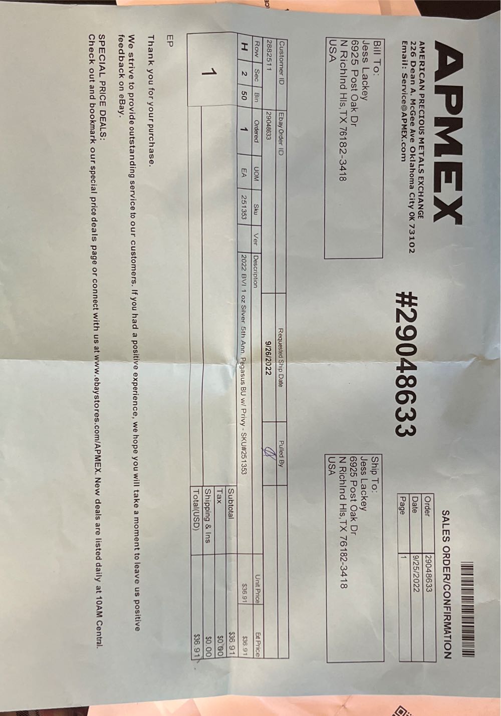 Pegasus Silver Bullion 2022  coin collectible - Main Image 3