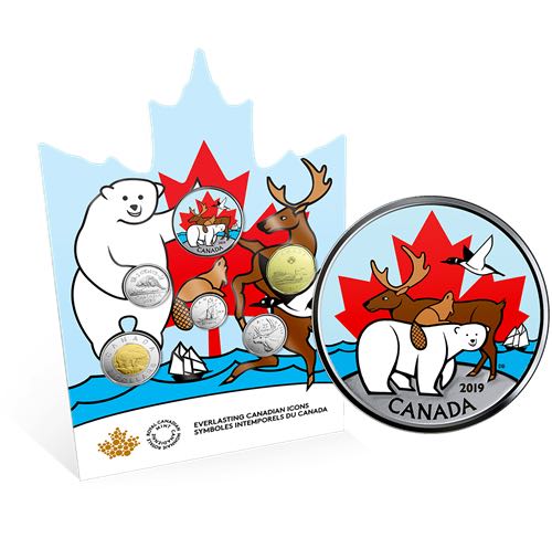 Ensemble de pièces luminescentes symboles intemporels  coin collectible - Main Image 3