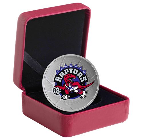 25e saison des Toronto Raptors - Pièce de 1 oz en argent pur  coin collectible - Main Image 3