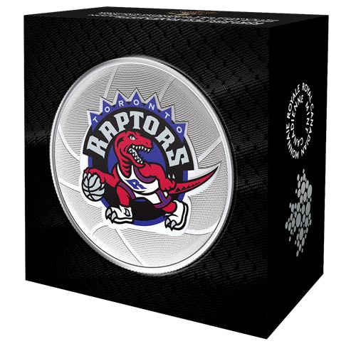 25e saison des Toronto Raptors - Pièce de 1 oz en argent pur  coin collectible - Main Image 4