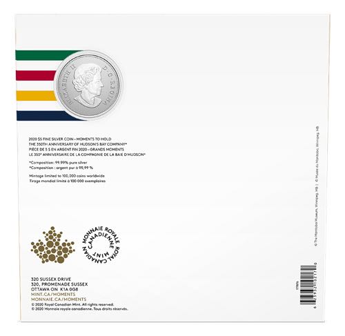 Grands moments : 350e anniversaire de la Compagnie de la Baie d’Hudson - Pièce en argent pur  coin collectible - Main Image 4