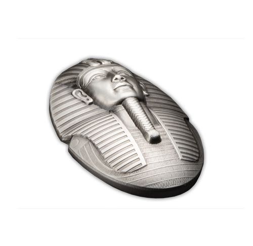 Masque de Toutankhamon - Pièce de 3 oz en argent pur  coin collectible - Main Image 3