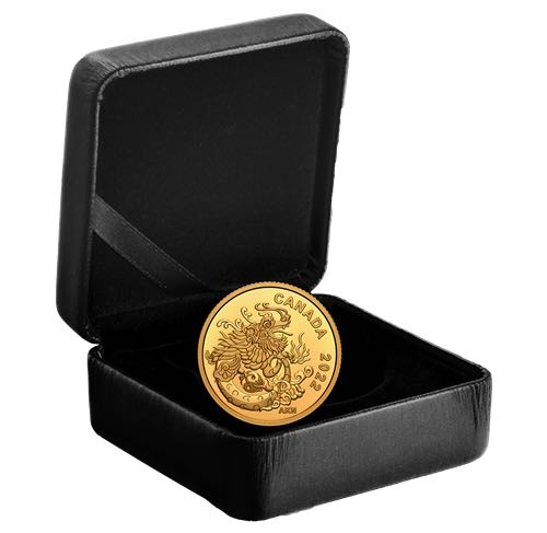 Dragon de la terre - PIèce en or pur  coin collectible - Main Image 3