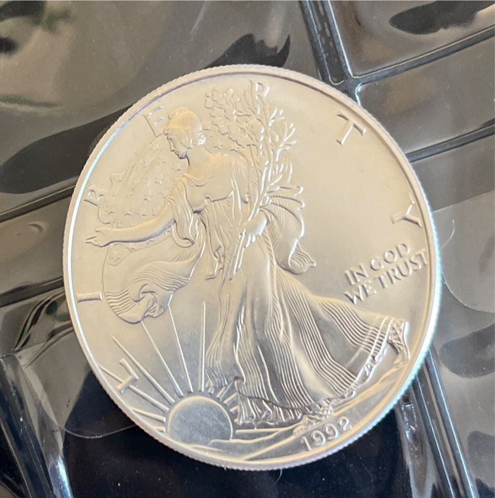 WWII 50th Anniversary Clad Half Dollar Paper Weight 1991-1995