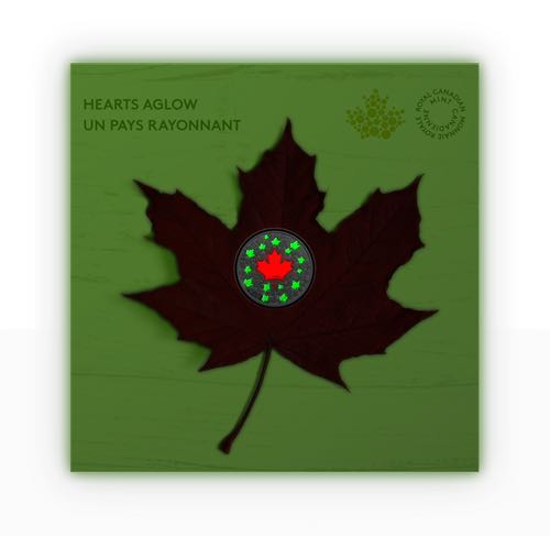 Un pays rayonnant - Pièce luminescente en argent pur  coin collectible - Main Image 3