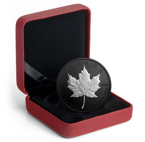 Feuille d’érable - Pièce de 2 oz en argent pur  coin collectible - Main Image 3