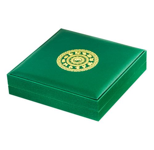 Année lunaire du Lapin - Pièce en argent fin avec incrustation de jade  coin collectible - Main Image 4