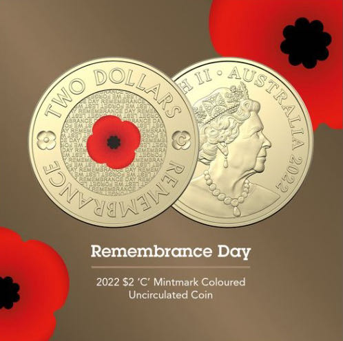 $2 2022C | Red Poppy  coin collectible - Main Image 3
