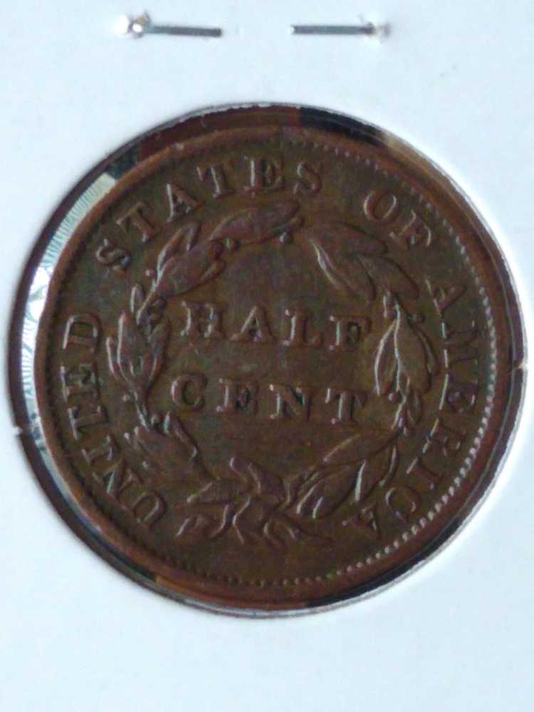 1834 Half Cent  coin collectible - Main Image 3