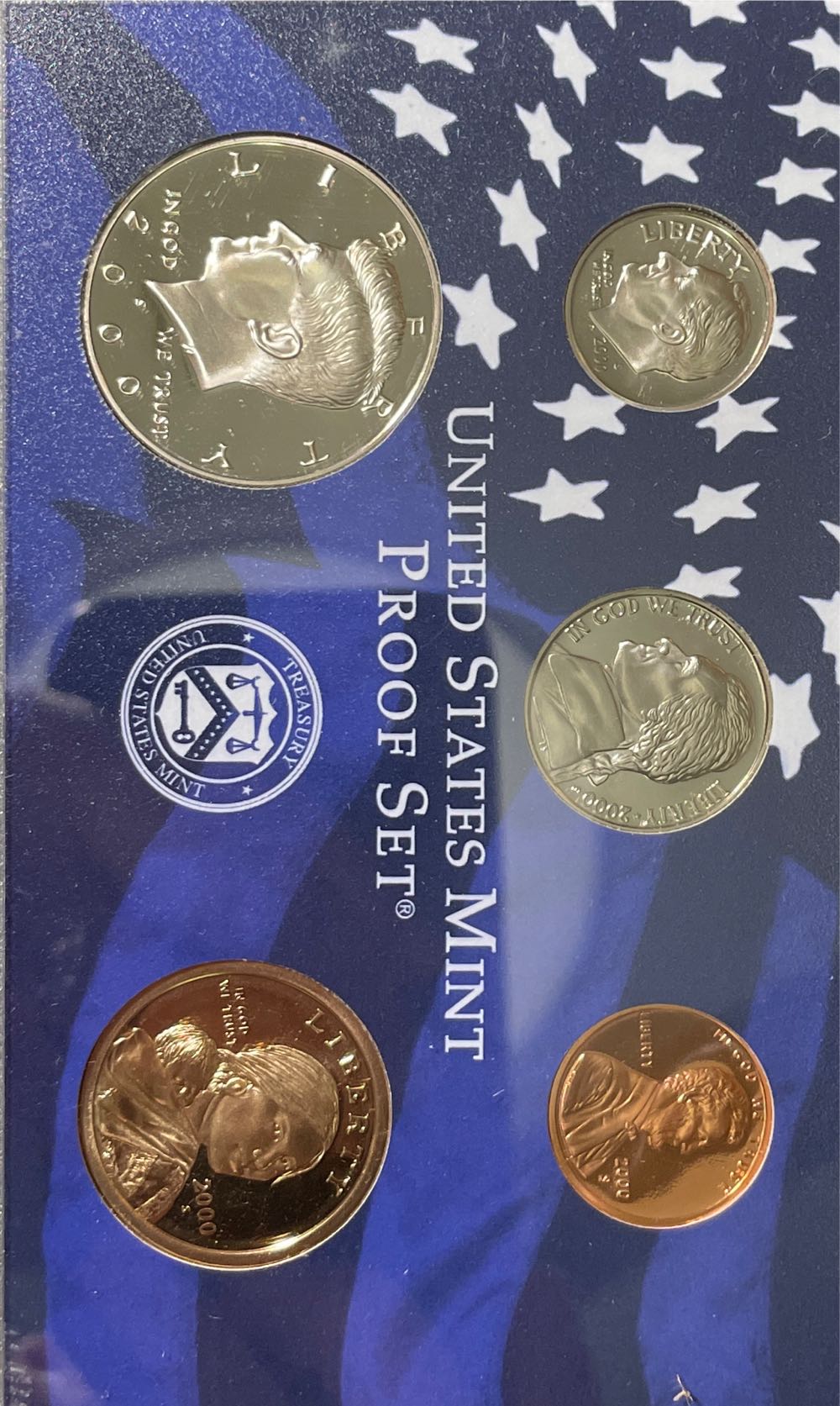US Mint 50 State Quarters Proof Set 2000  coin collectible - Main Image 2