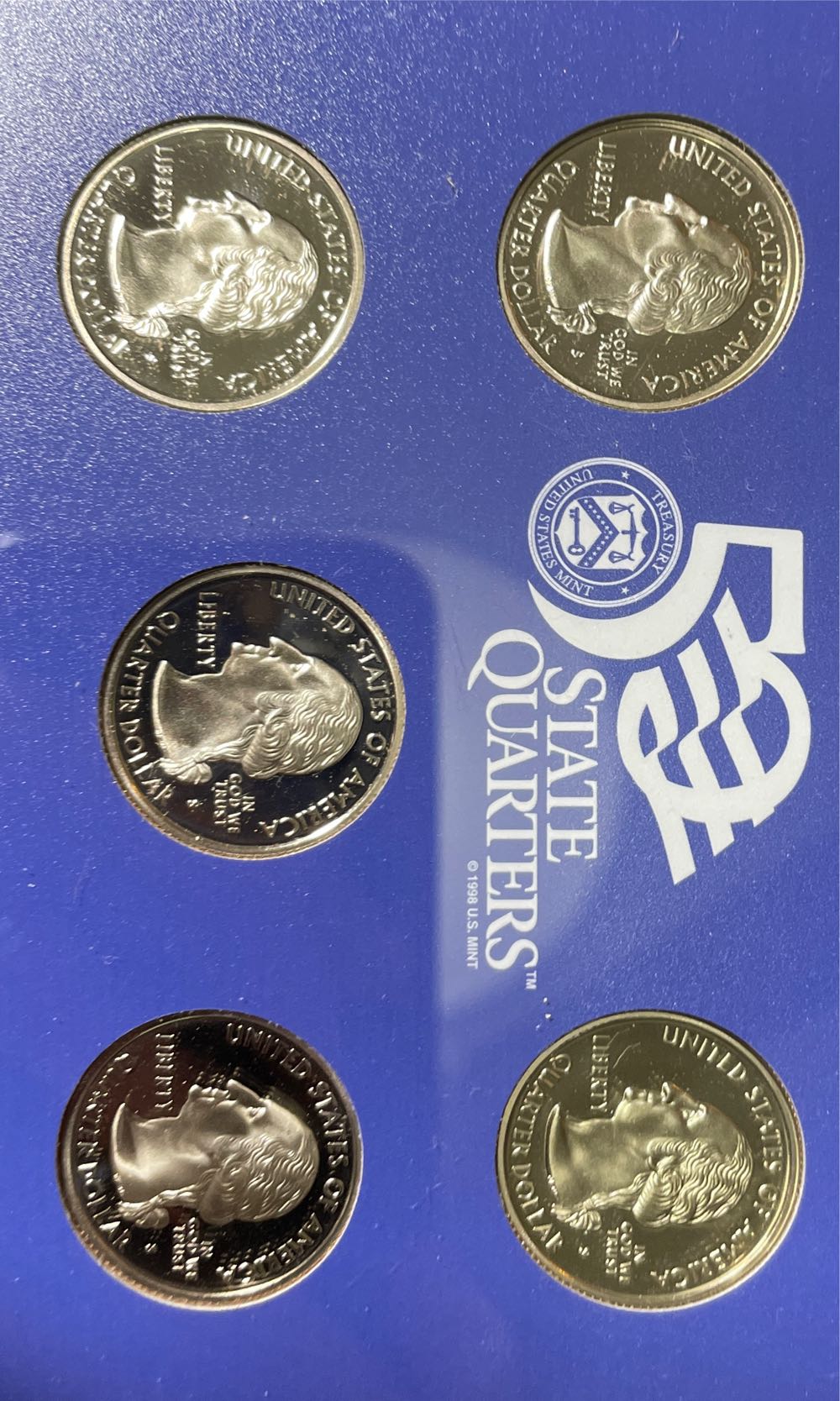 US Mint 50 State Quarters Proof Set 2000  coin collectible - Main Image 4