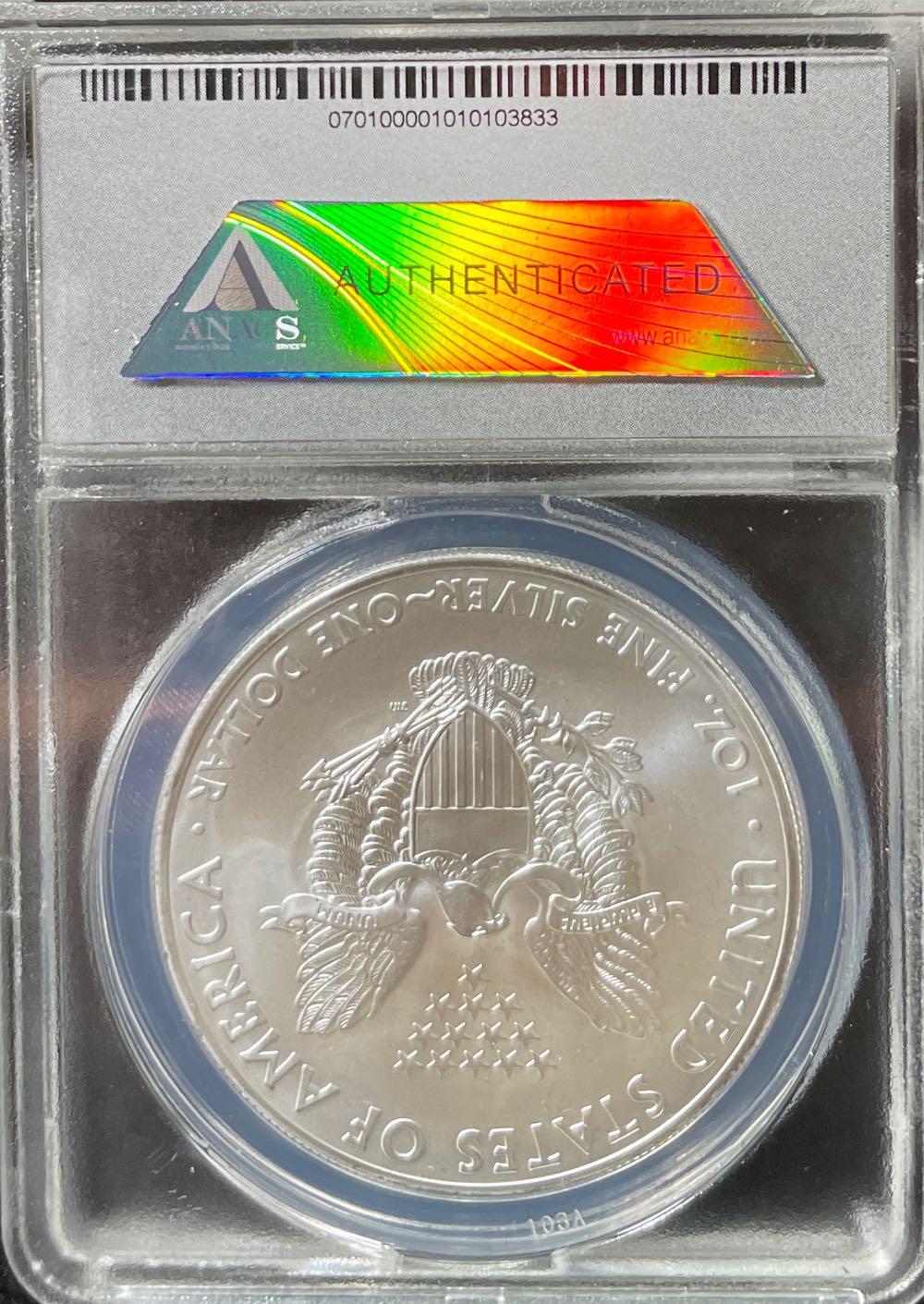 Silver Eagle First Day of Issue  coin collectible - Main Image 4