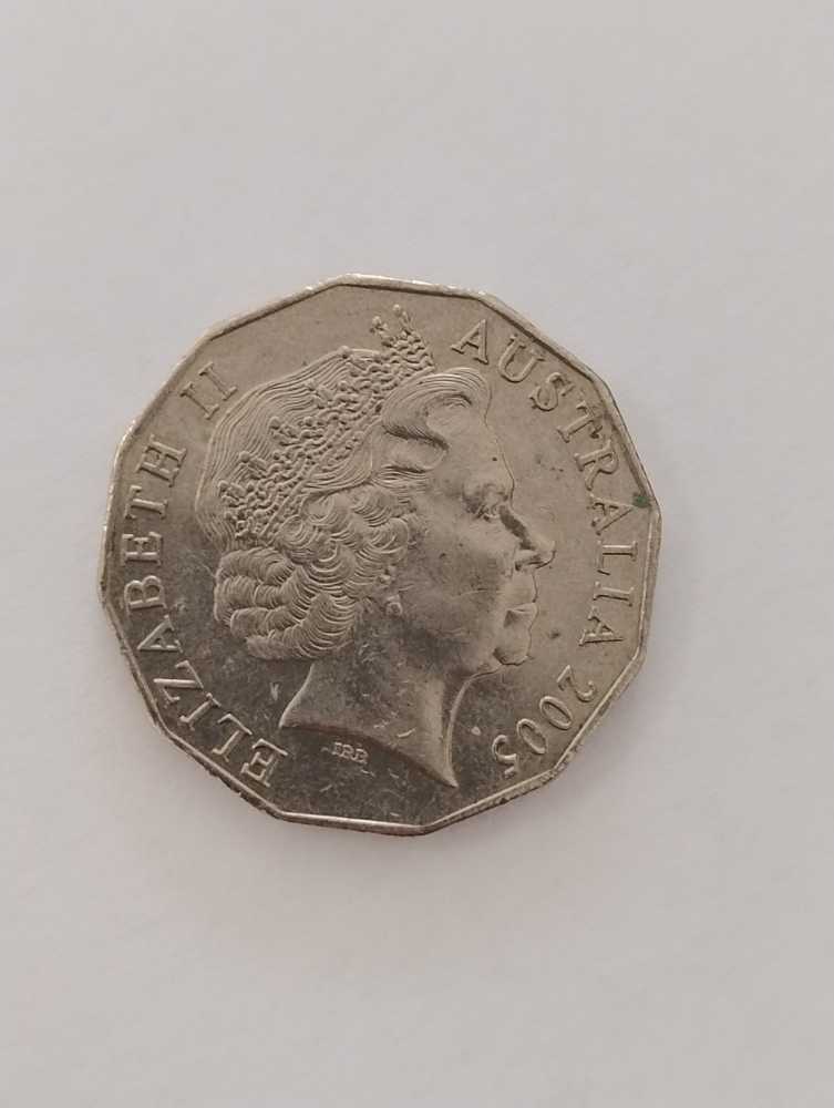 50 Cent Australia 2005 World War 1939-1945 Remembrance   coin collectible - Main Image 2