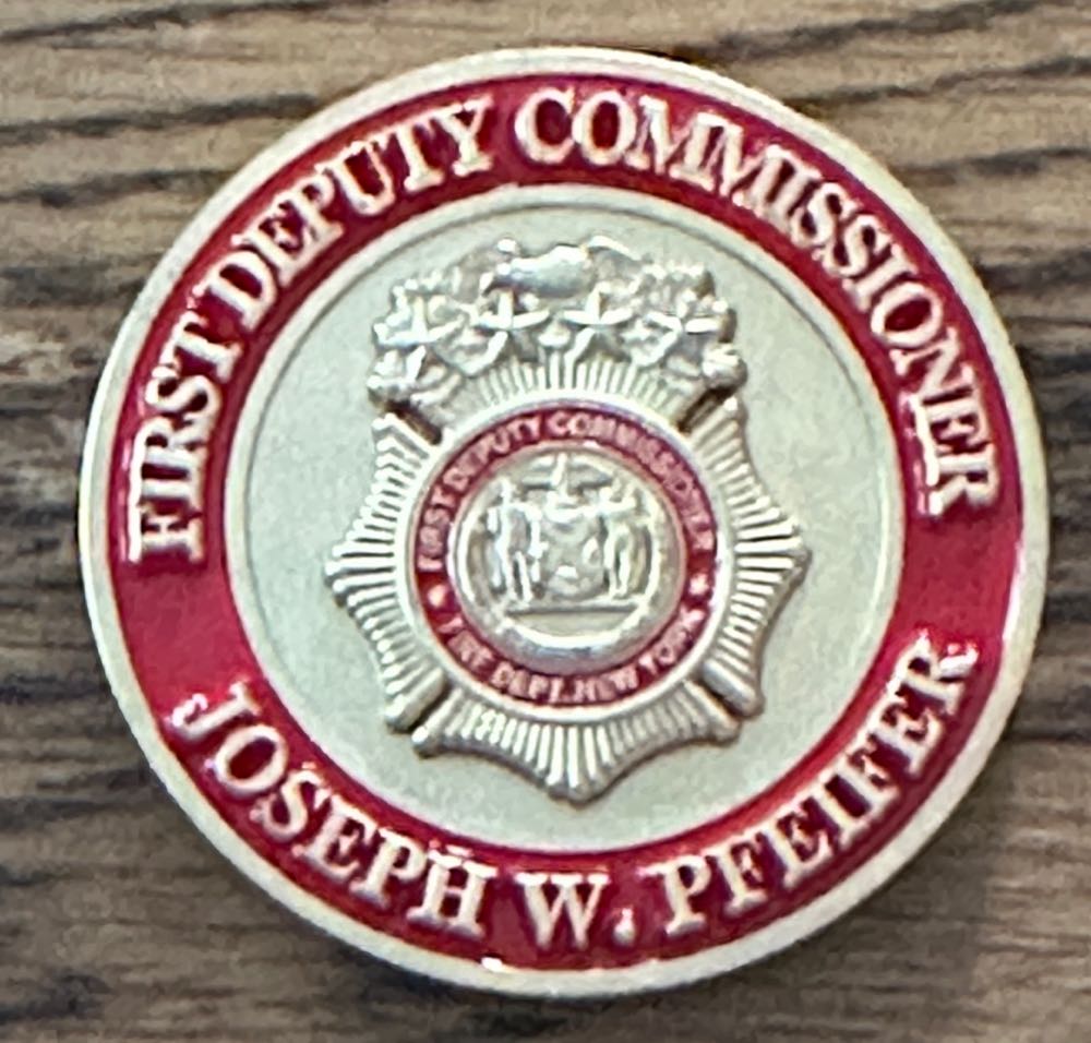 FDNY 1st Deputy Commissioner   coin collectible - Main Image 2