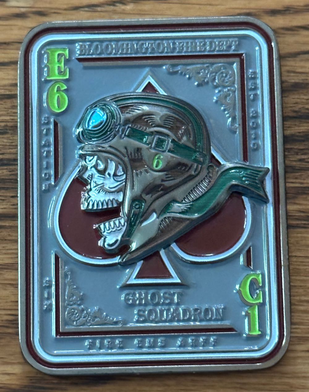 Bloomington, IL Engine 6  coin collectible - Main Image 2