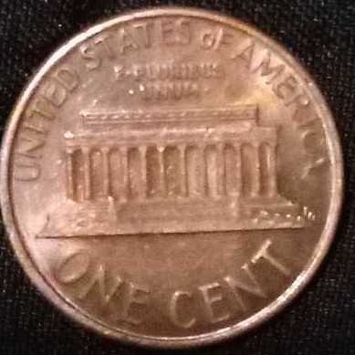 1988 D Lincoln Penny  coin collectible - Main Image 2