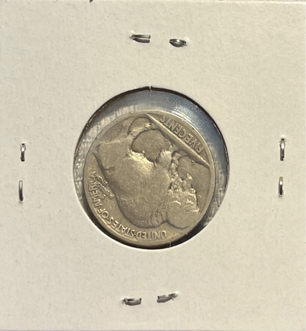 American 1926 5 Cent “Buffalo Nickel” Flat Ground Nickel (Mom’s Collection)  coin collectible - Main Image 2