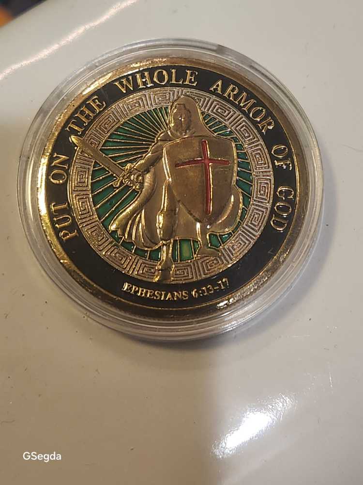 Put On The Whole Armor Of God  coin collectible - Main Image 1