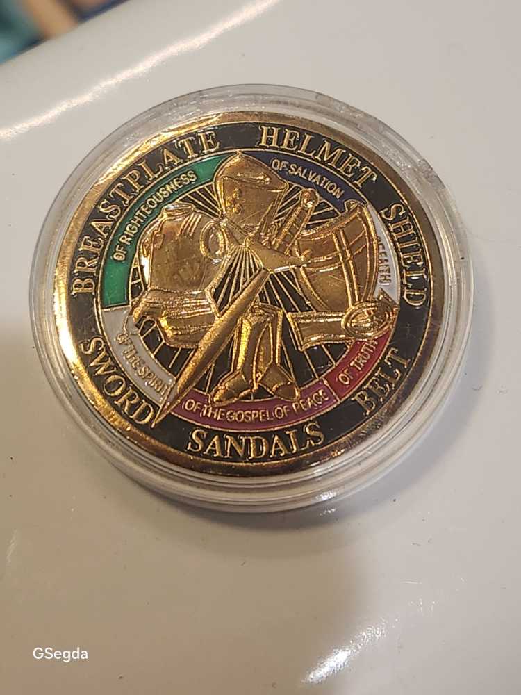 Put On The Whole Armor Of God  coin collectible - Main Image 2