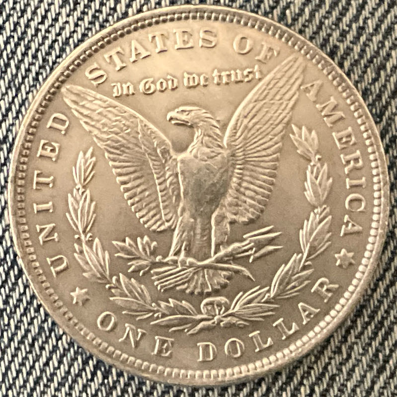 1887 Morgan Dollar  coin collectible - Main Image 2
