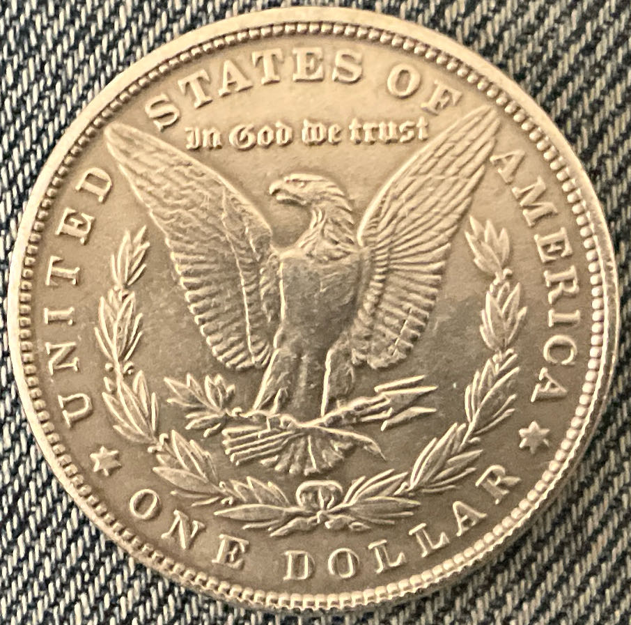 Morgan Dollar 1891  coin collectible - Main Image 2