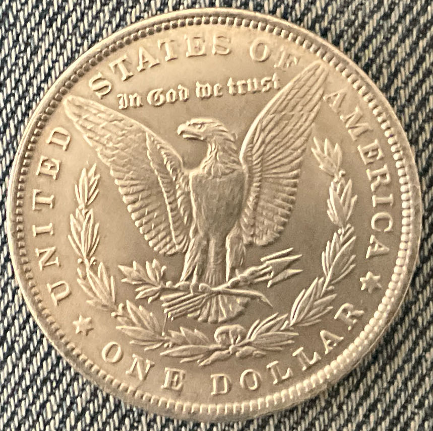 Morgan Dollar 1890 coin collectible - Main Image 2