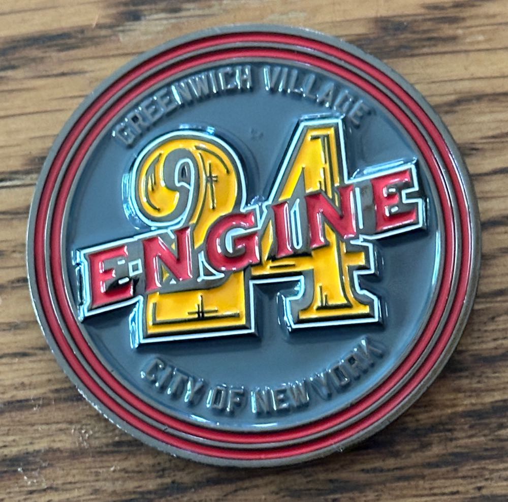 FDNY E24  coin collectible - Main Image 2