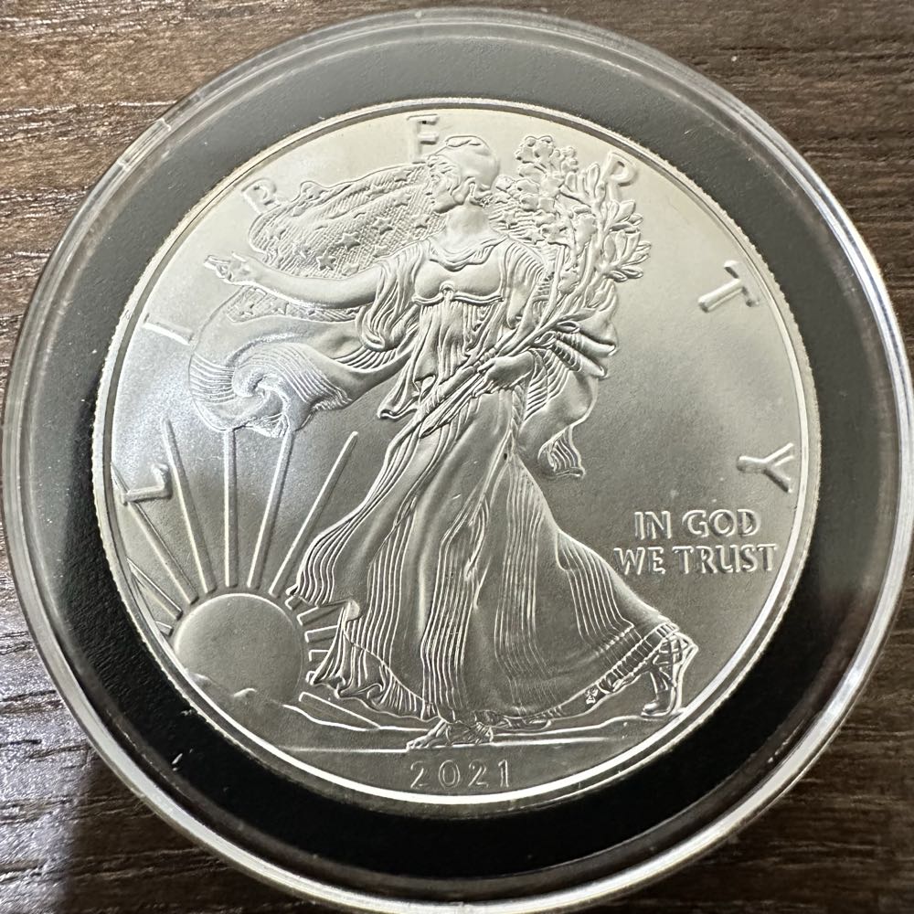 American Silver Eagle - 2021 - Type 2  coin collectible - Main Image 3